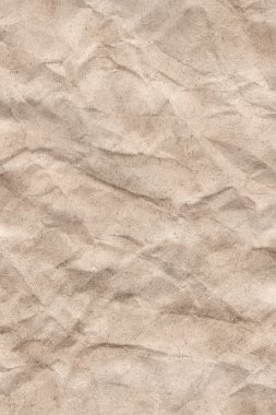 Bej geri dönüşüm Kraft kağıt buruşuk doku