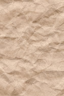 Bej Kraft kağıt kaba buruşuk Grunge doku geri dönüşüm