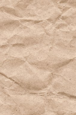 Bej Kraft kağıt kaba buruşuk Grunge doku geri dönüşüm