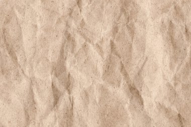 Bej geri dönüşüm Kraft kağıt buruşuk doku