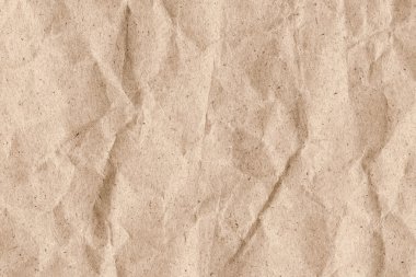 Bej geri dönüşüm Kraft kağıt buruşuk doku