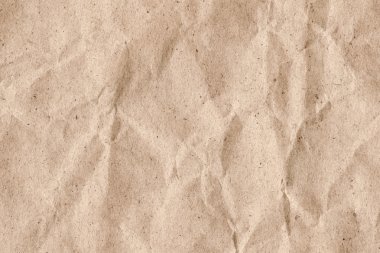 Bej geri dönüşüm Kraft kağıt buruşuk doku