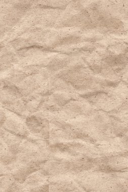 Bej geri dönüşüm Kraft kağıt buruşuk doku