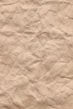 Brown geri dönüşüm Kraft kağıt buruşuk doku