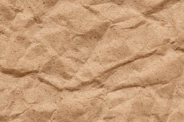 Brown geri dönüşüm Kraft kağıt buruşuk doku