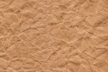 Kaba tahıl geri dönüşüm kahverengi Kraft kağıt buruşuk doku