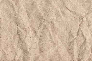 Kaba tahıl geri dönüşüm bej Kraft kağıt buruşuk doku