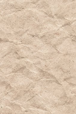 Kaba tahıl geri dönüşüm bej Kraft kağıt buruşuk doku