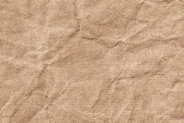 Bej çizgili Kraft kağıt kaba buruşuk Grunge doku geri dönüşüm