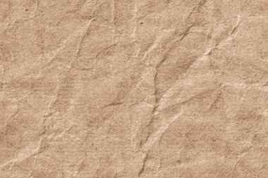Bej çizgili Kraft kağıt kaba buruşuk Grunge doku geri dönüşüm