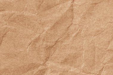 Kahverengi Kraft kağıt kaba buruşuk Grunge doku geri dönüşüm