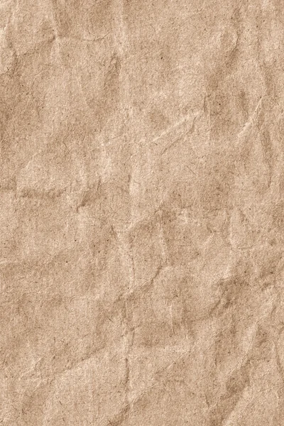 Återvinna Beige randig Kraft papper grova skrynkliga Grunge konsistens — Stockfoto