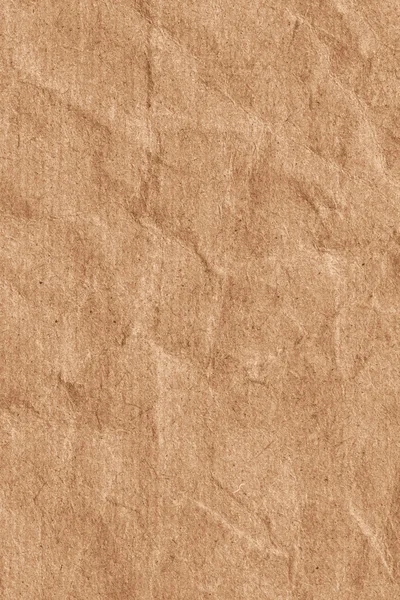 Recycler le papier kraft brun texture grossière froissée — Photo