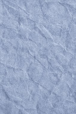 Recycle Powder Blue Kraft Paper Coarse Crumpled Grunge Texture