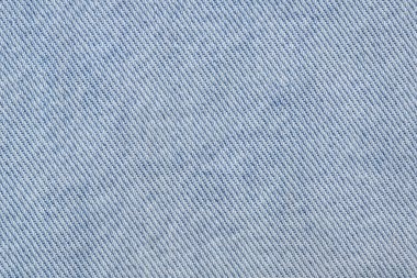 Soluk mavi kot doku buruşuk