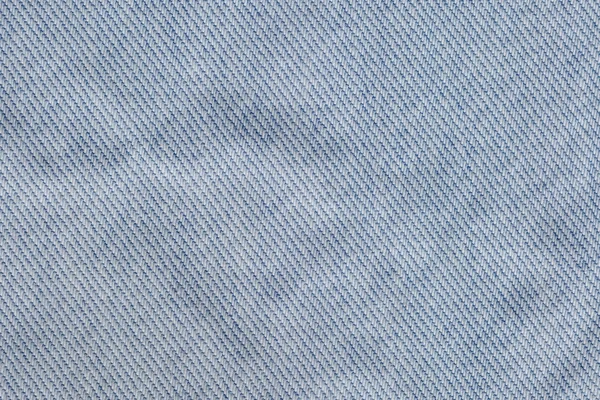Soluk mavi kot doku buruşuk — Stok fotoğraf