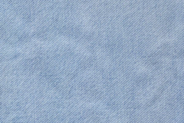 Pale Blue Denim Crumpled Grunge Texture — Stock Photo, Image