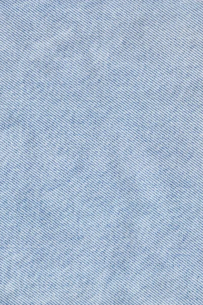 Pale Blue Denim Crumpled Grunge Texture — Stock Photo, Image