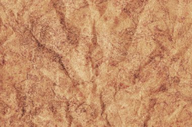 Kahverengi Kraft kağıt kaba ezilmiş buruşuk benekli Grunge doku geri dönüşüm