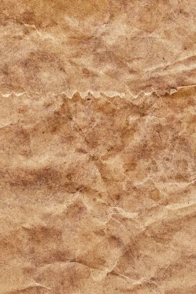 Reciclar Brown Kraft bolsa de papel arrugado moteado Grunge textura detalle — Foto de Stock