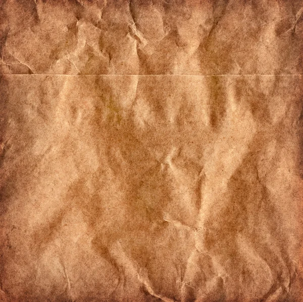 조 악한 갈색 크 라프 트 재활용 종이 구겨진 삽화 Grungetexture 샘플 — 스톡 사진