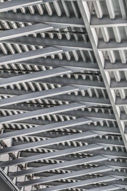 Suspension Bridge Over Ada - Modular Steel Girder Framework Detail - Belgrade - Serbia