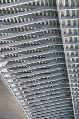 Suspension Bridge Over Ada - Modular Steel Girder Framework Detail - Belgrade - Serbia
