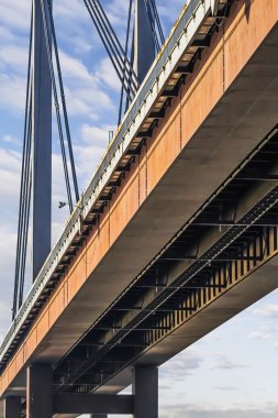 Suspension New Railway Bridge - Modular Box Girder Framework Detail - Belgrade - Serbia