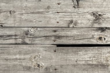 Old Weathered Rotten Cracked  Knotted Floorboards Surface Texture clipart
