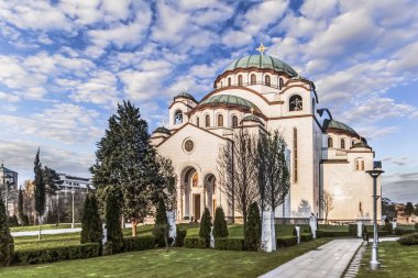 St. Sava Temple - Belgrade - Serbia clipart