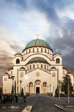 St. Sava Temple - Belgrade - Republic of Serbia clipart
