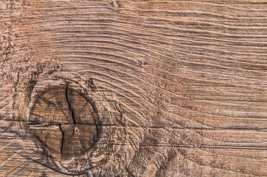 Düğümlü tahta eski yıpranmış kırık kaba dokulu