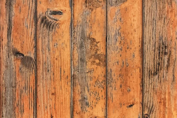 Old Weathered Garden Table Varnished Pine Planks — Stock Fotó