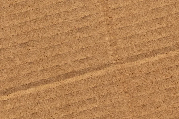 Образец текстуры гофрированного коричневого картона — стоковое фото