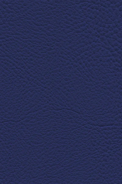 Artificial Eco Leather Deep Navy Blue Coarse Grunge Texture — Stock Photo, Image