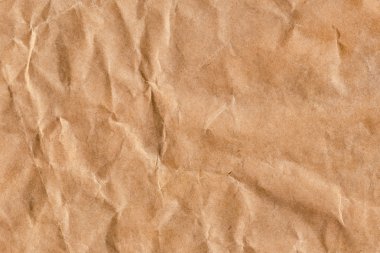 Kahverengi geri dönüşüm Kraft kağıt çanta buruşuk Grunge doku örneği