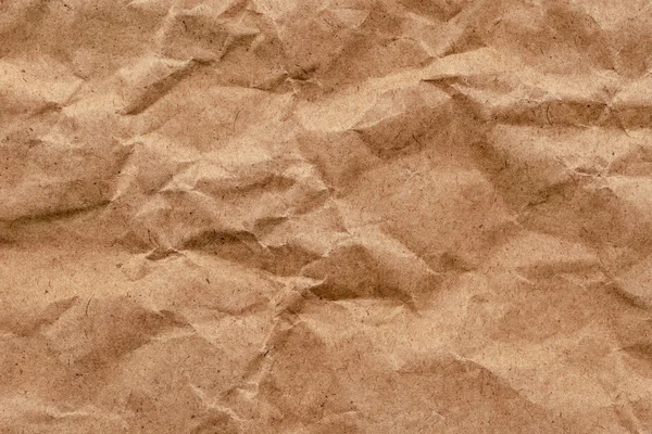 브라운 재활용 크 라프 트 종이 가방 구겨진된 Grunge 텍스처 샘플 — 스톡 사진