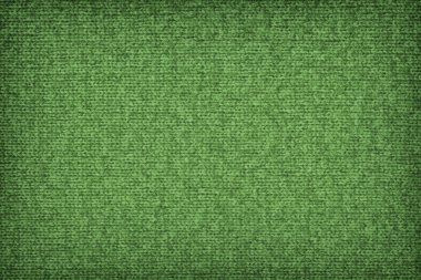 Dark Kelly Green Woven Woolen Fabric Vignette Grunge Texture Sample