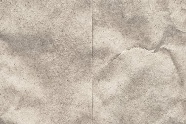 Geri dönüşüm bej kağıt bakkal çantası, kaba tahıl, buruşuk Grunge doku.