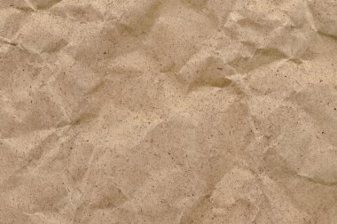 Kahverengi Kraft kağıt kaba buruşuk Grunge doku geri dönüşüm