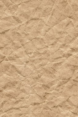 Bej Kraft çizgili kağıt kaba buruşuk Grunge doku geri dönüşüm