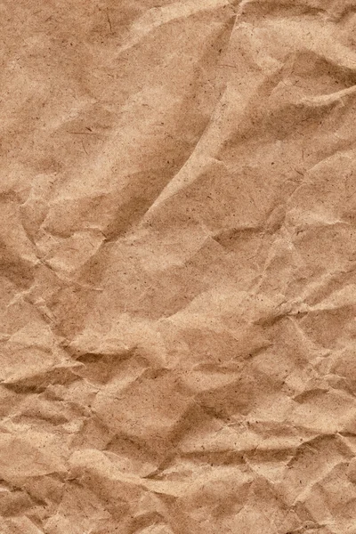 Barna Recycle Kraft papír zsák gyűrött Grunge textúra minta — Stock Fotó