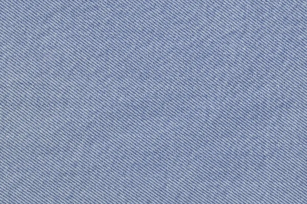 Blue Denim Cotton Fabric Crumpled Grunge Texture Sample — Stock Photo, Image