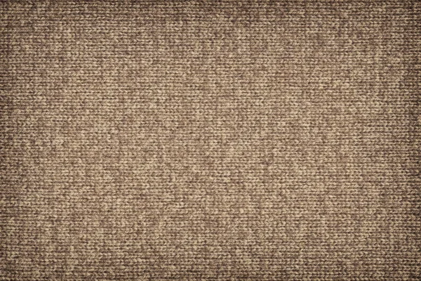 Tessuto tessuto beige scuro Vignetta Grunge Texture Campione — Foto Stock