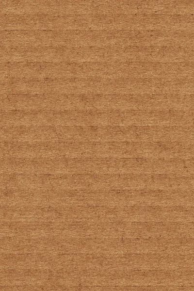 Recycle Brown Corrugated Cardboard Coarse Grain Striped Grooved Grunge Texture Sample — Stock Photo, Image