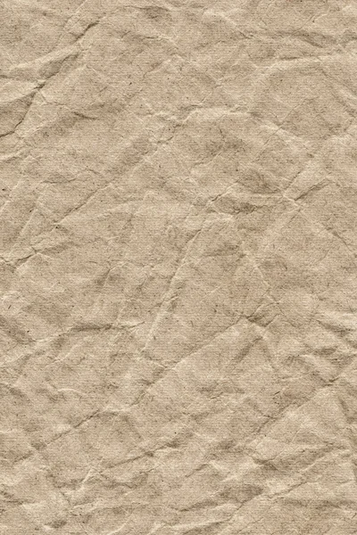 Переработанная бежевая бумага Kraft полосатая грубая измельченная текстура гранжа — стоковое фото