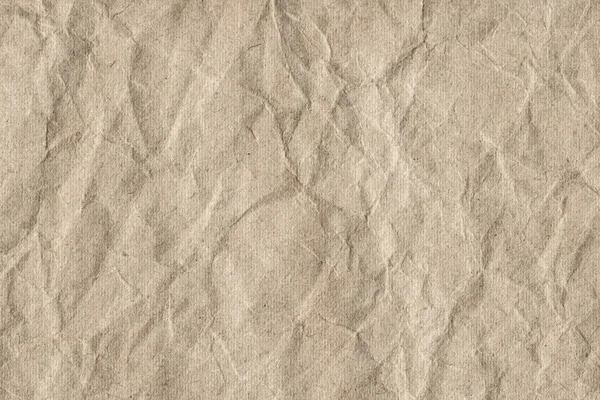 Переработанная бежевая бумага Kraft полосатая грубая измельченная текстура гранжа — стоковое фото