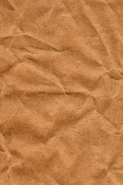 Recycle Brown Kraft Paper Procery Bag Crumpled Grunge Texture — стоковое фото