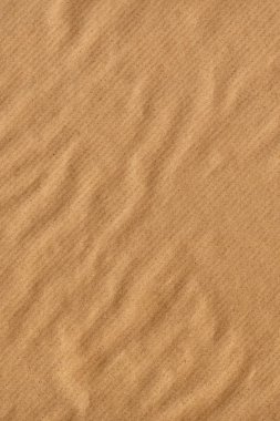 Çizgili kahverengi Kraft kağıt kaba buruşuk Grunge doku geri dönüşüm