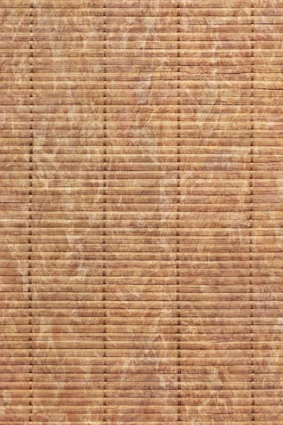 Mat de bambú lugar áspero blanqueado textura grunge moteada —  Fotos de Stock